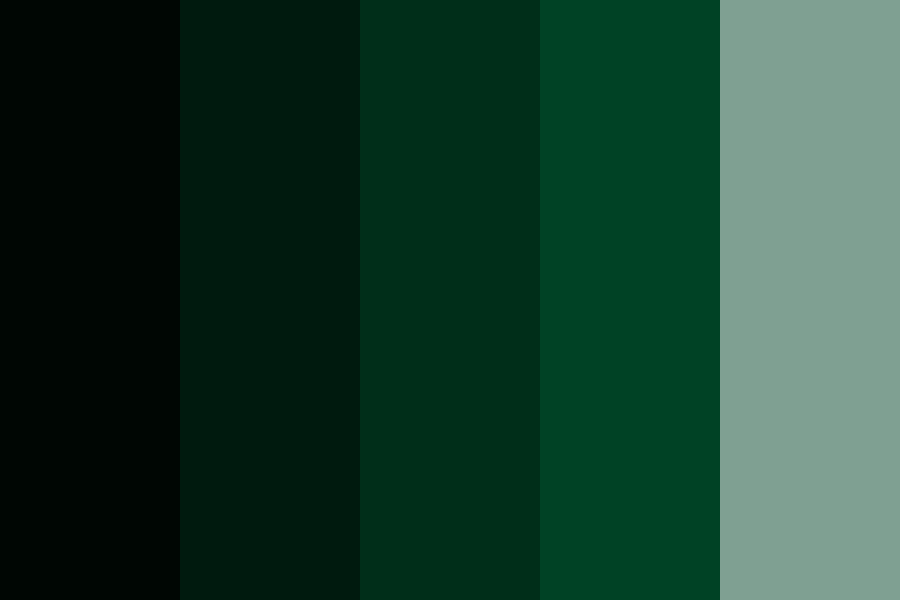 BritishRacingGreen Color Palette