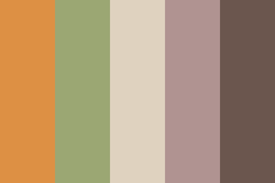 natural wood Color Palette