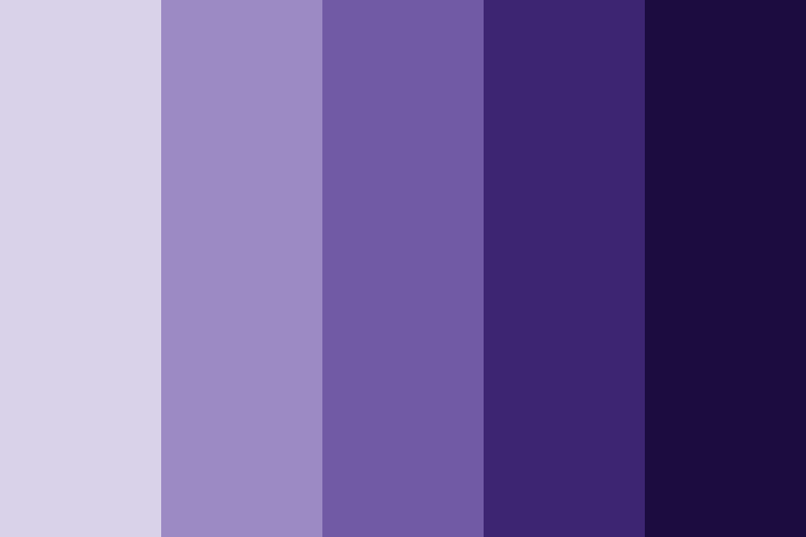 Light Purple Fade Color Palette
