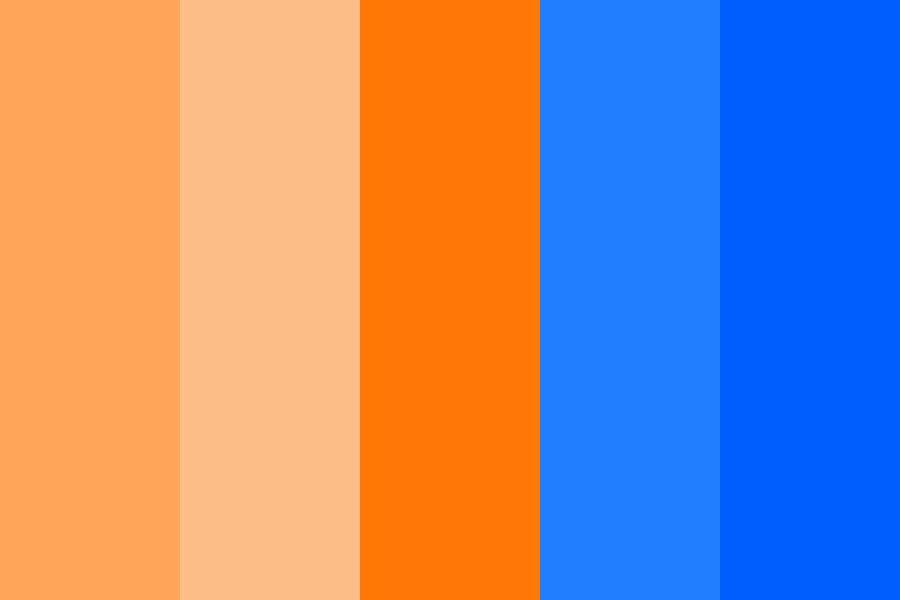 blue orangeade cover Color Palette