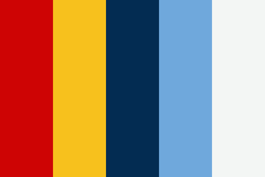 Spain Football Color Palette