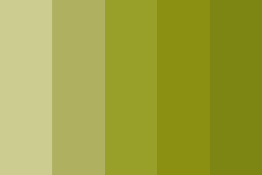 cream and green Color Palette