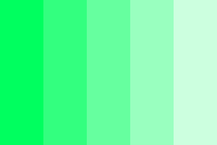 Vivid Honeydew Color Palette