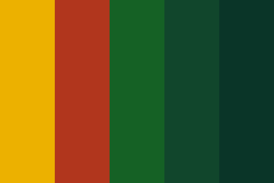 Imperial green Color Palette