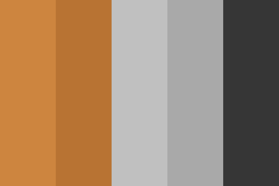 Brass and Copper Color Palette