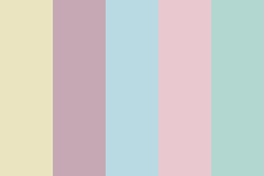 Easter Sunday Morning Pastels Color Palette