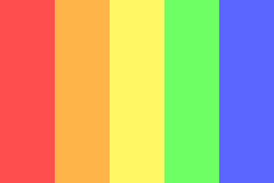 Bright Rainbow Palette Color Palette