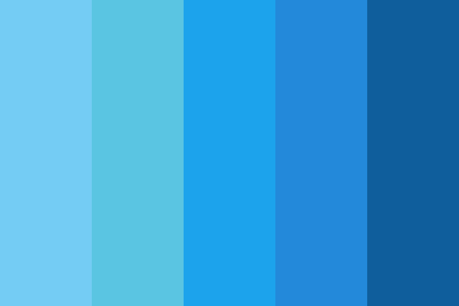 Mod blue Color Palette