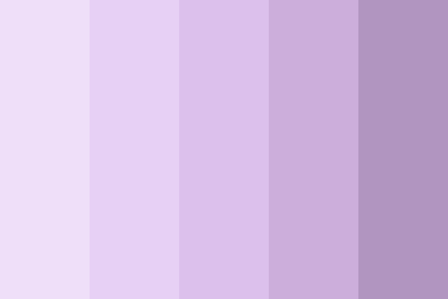 Soft Pastel Purple Shades Color Palette