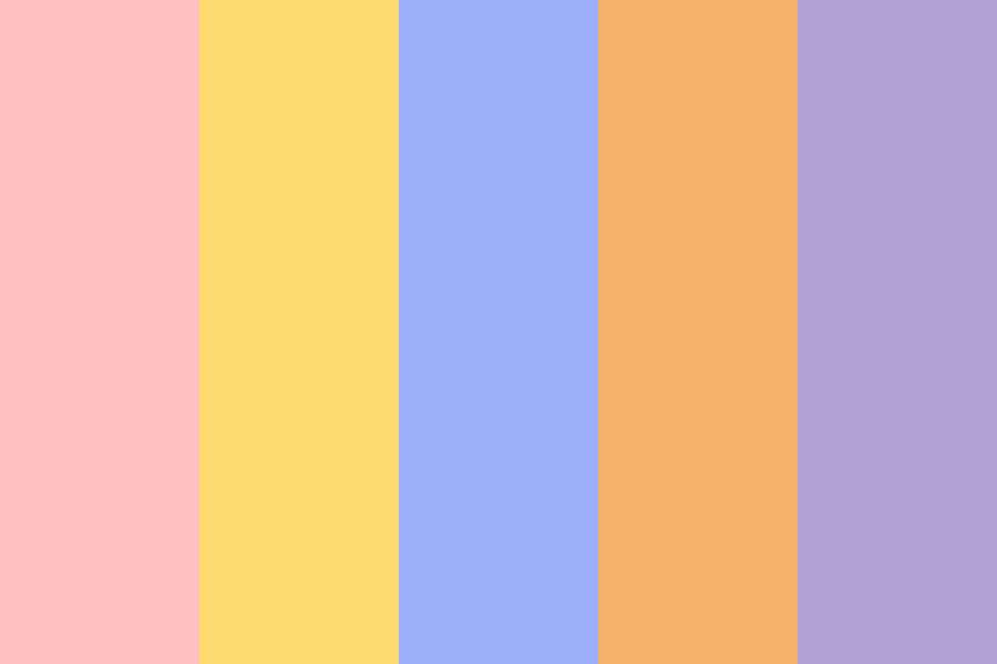 Bluey Girl Party Color Palette