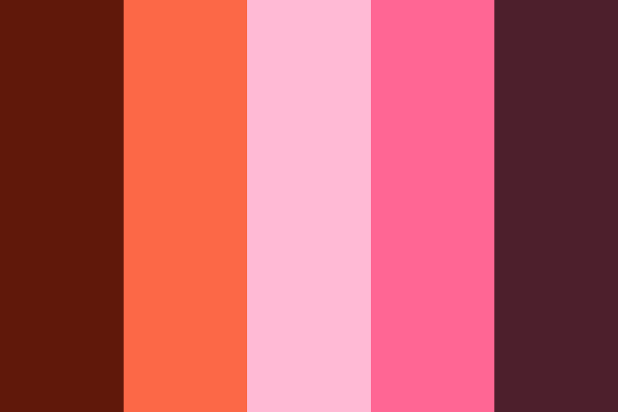 blood orange baby Color Palette