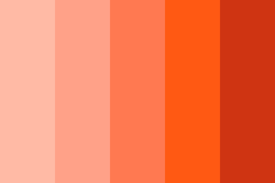 Orange city night Color Palette