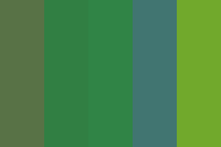 Ombre Verdi 10 Color Palette