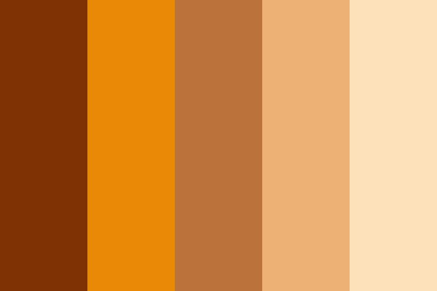 Pumpkin Pie Slice Color Palette