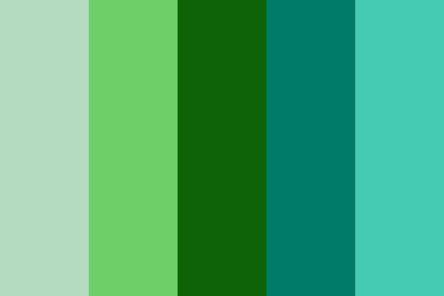 Jade Greens Color Palette