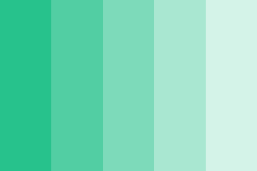 Vivid Mint Color Palette