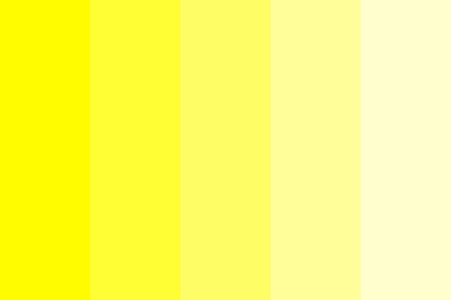 Electric Yellow Color Palette