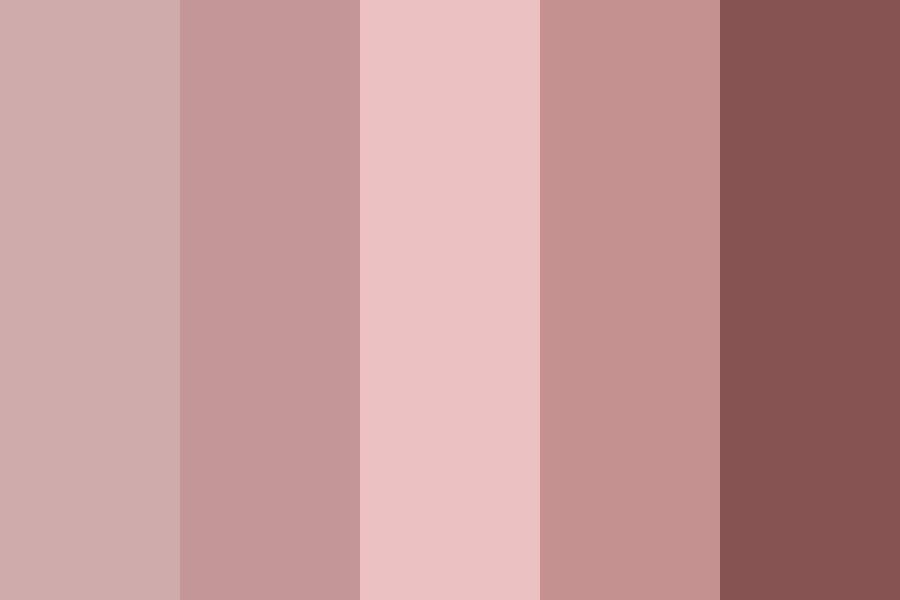 Muted Pink Shades Color Palette