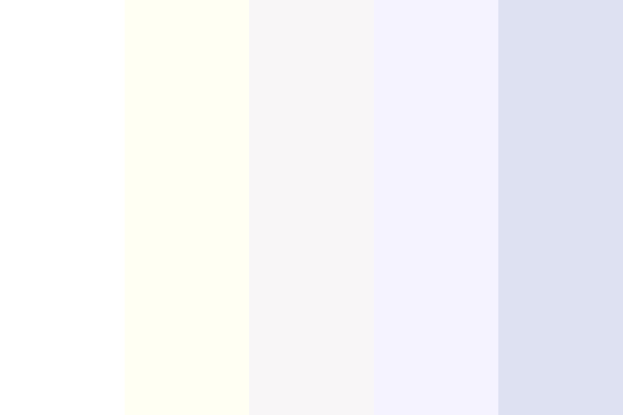 White Paint Color Palette