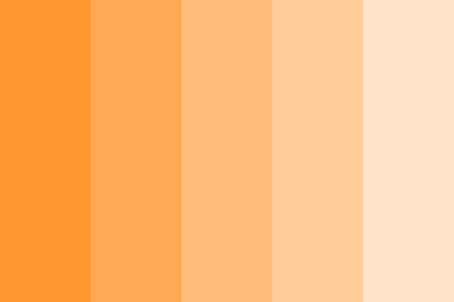 Orange Coral Color Palette