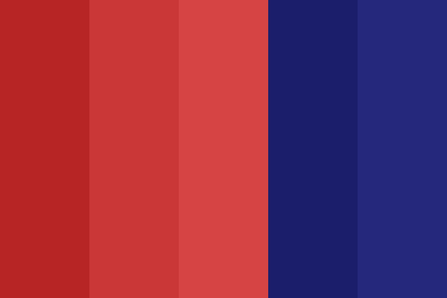 Strawberry Poison Dart Frog Color Palette
