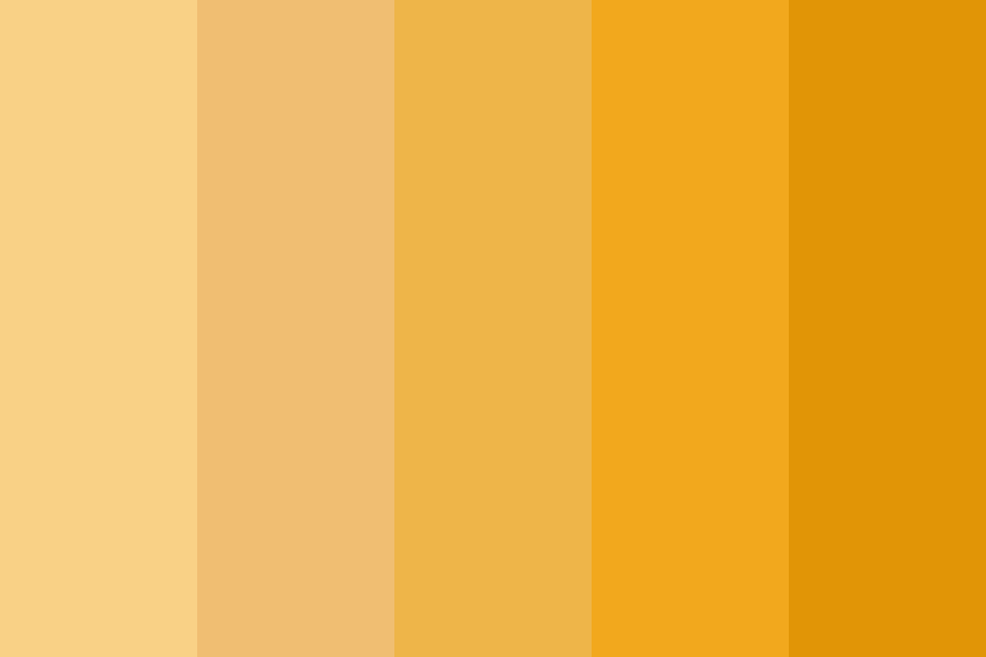 SHADES OF ORANGE LIGHTEST Color Palette