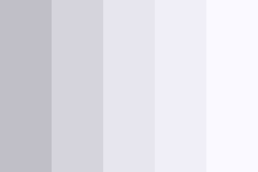 Ghost Gradient Color Palette