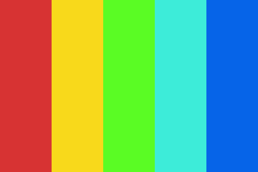 Beach Ball Colors Color Palette