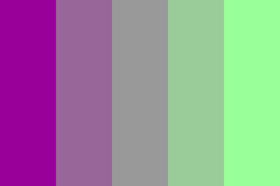Dark Magenta To Mint Green Color Palette