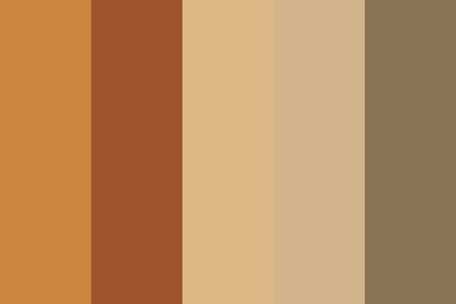 Earth tones for clothes 2 Color Palette