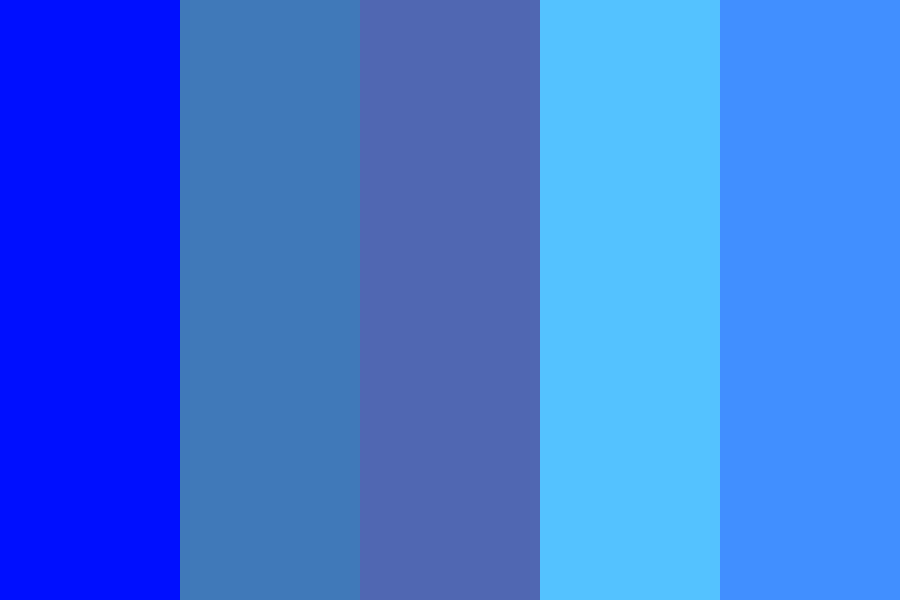 BLUE SKIES BLUE Color Palette