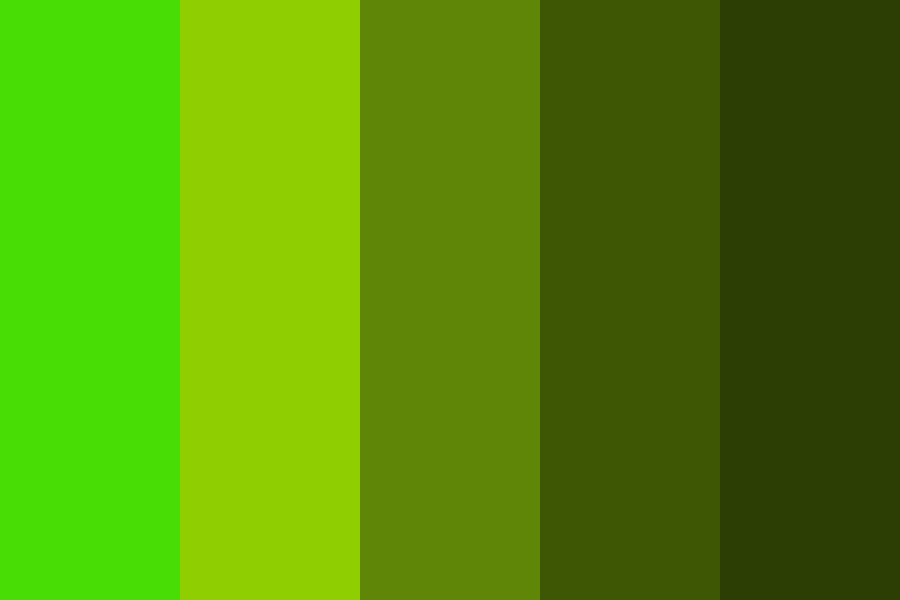 Green Gang play Color Palette