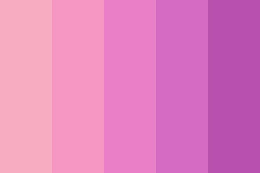 pink to magenta Color Palette