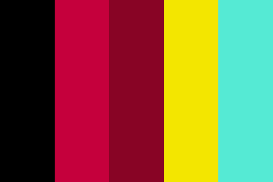 Cyberpunk 2077 UI Colors Color Palette