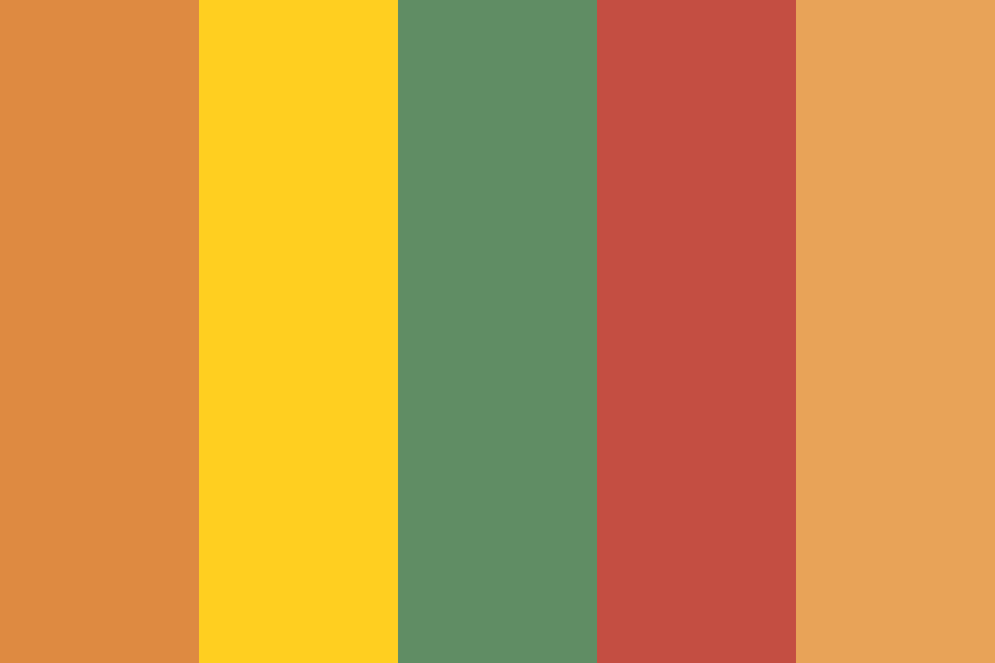 Nala Lion King Color Palette