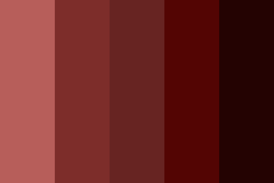 Red Bean Milk Tea Color Palette