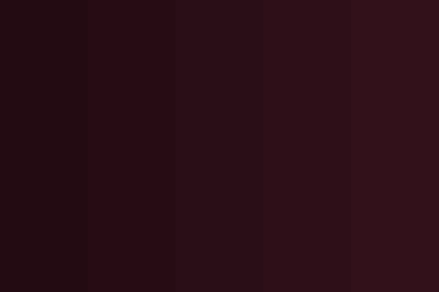 True Black Cherry Color Palette
