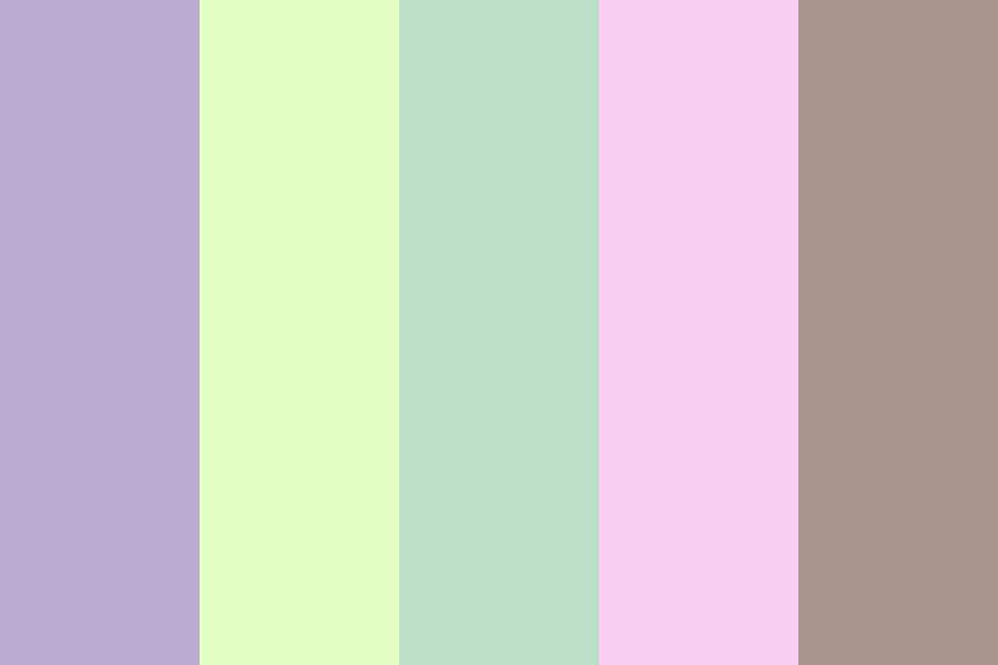 zombie pastel Color Palette