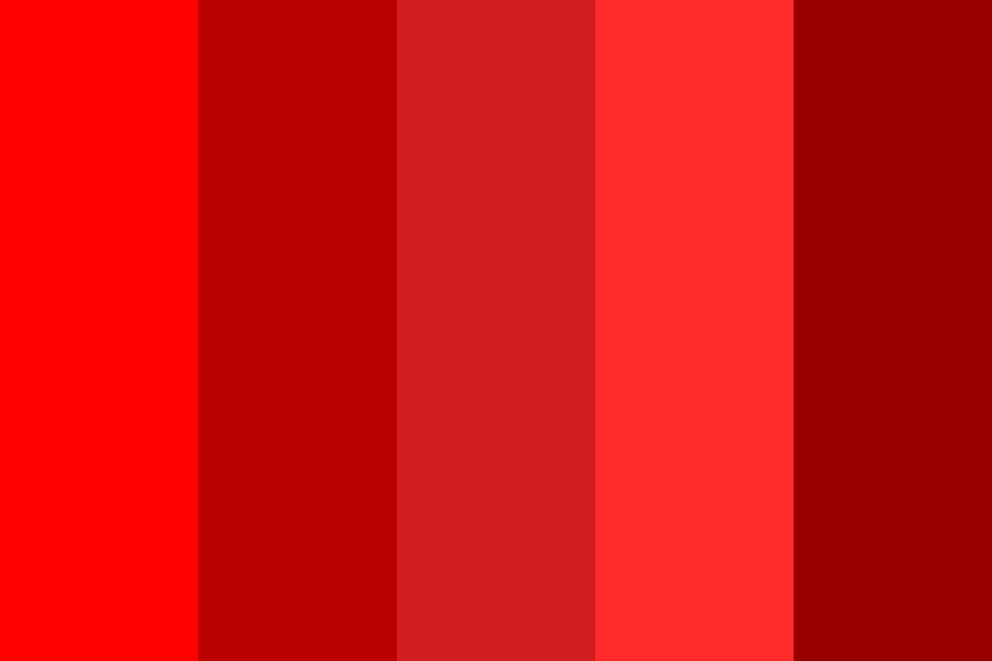 Red Shades Color Palette