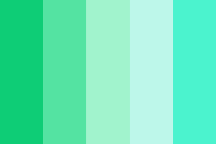 Dancing Mint Color Palette
