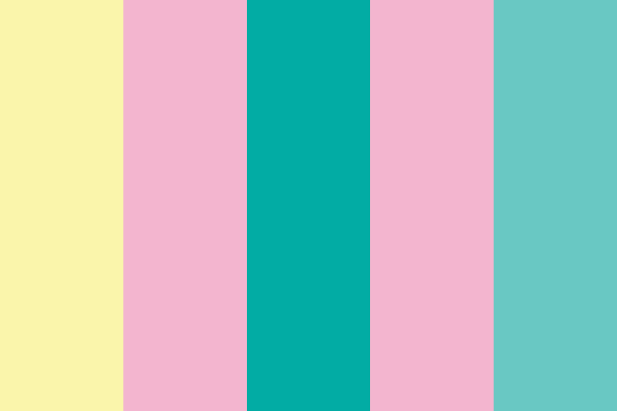 Fluttershy Official Colors Color Palette