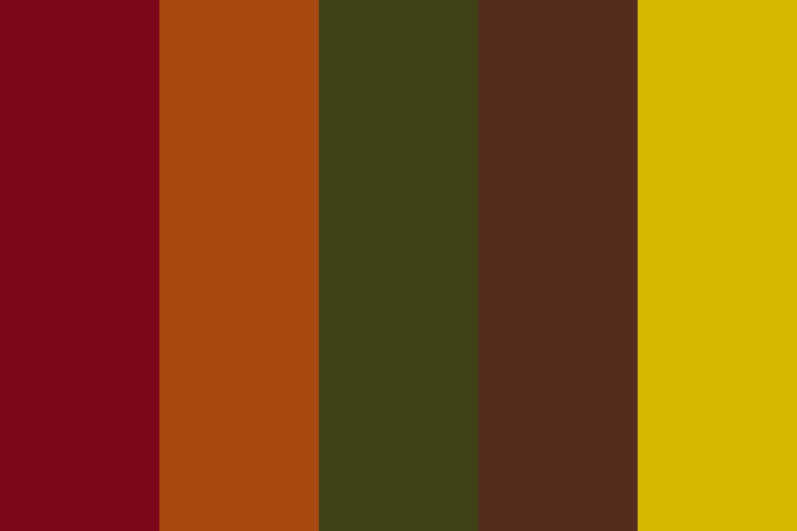 Over the Garden Wall Color Palette