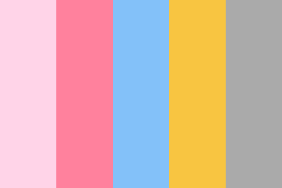 Happy Birthday Cake Color Palette