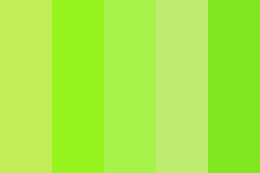 Dreams of Green Apples Color Palette