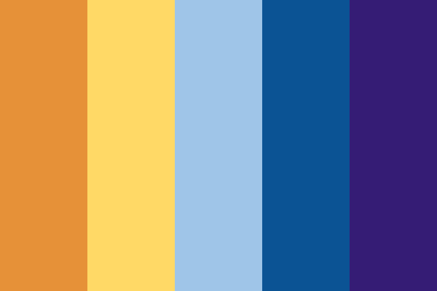 Sunset view Color Palette