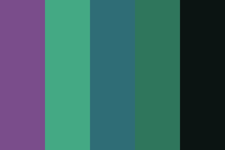 Dark Greenish Blue Color