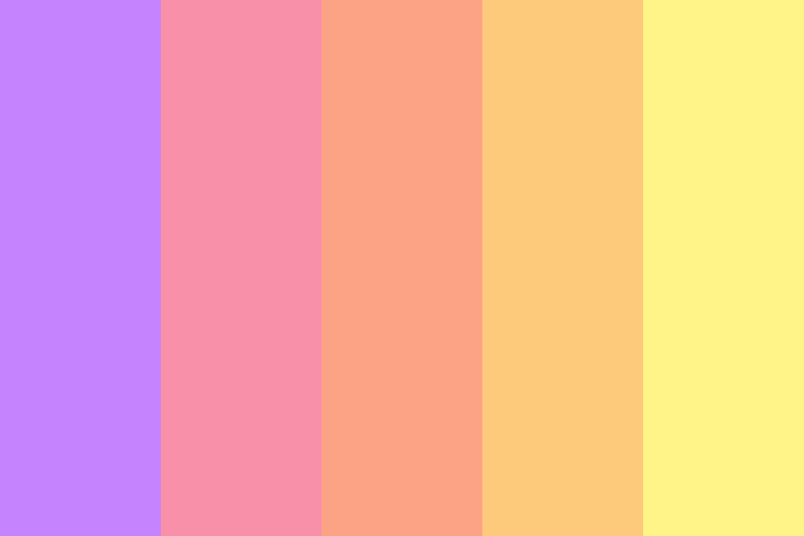 sunset filter Color Palette
