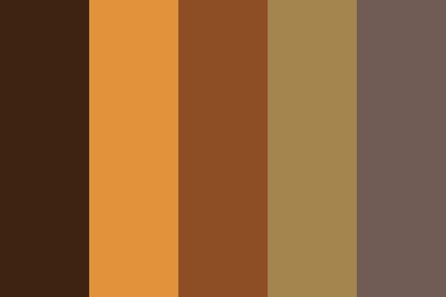Closeup mushrooms Color Palette