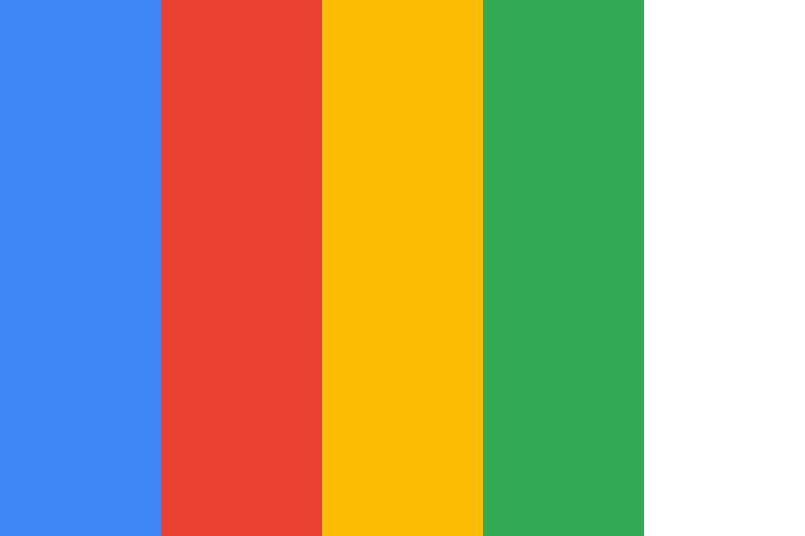 Google Trademark Color Palette