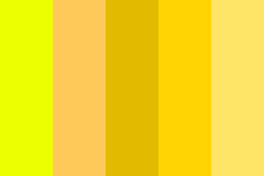 Yellow sunn Color Palette